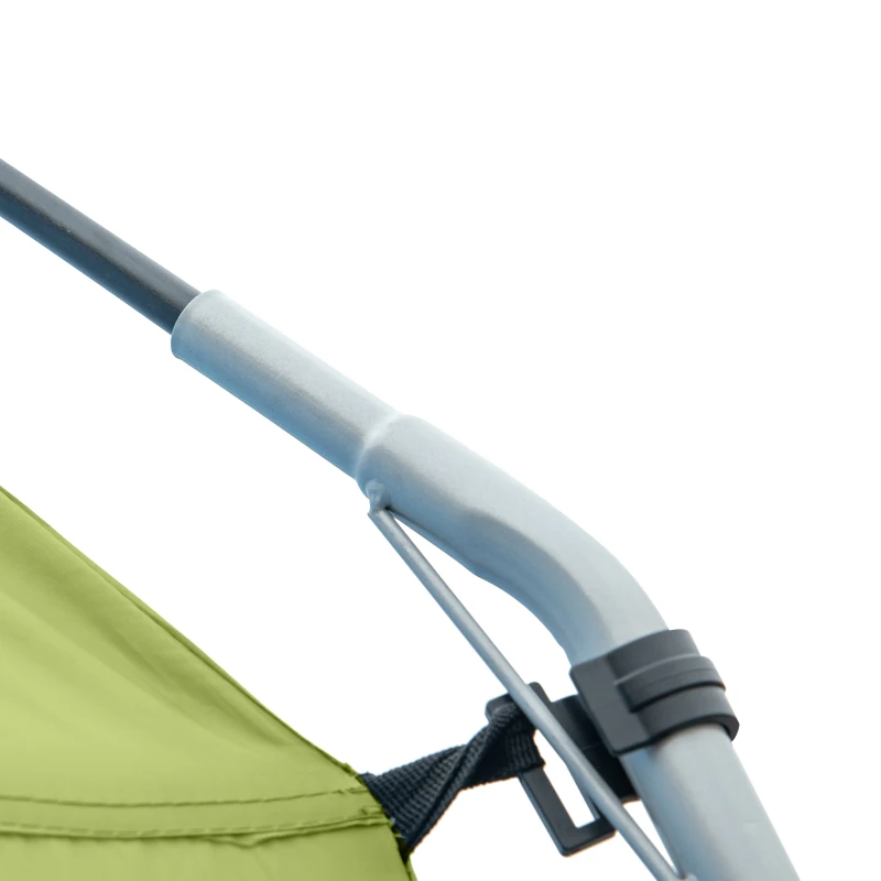 Outsunny Cort pentru Camping Hexagonal pentru 6-8 Persoane, cu 2 intrari, 493x493x240cm, Verde
