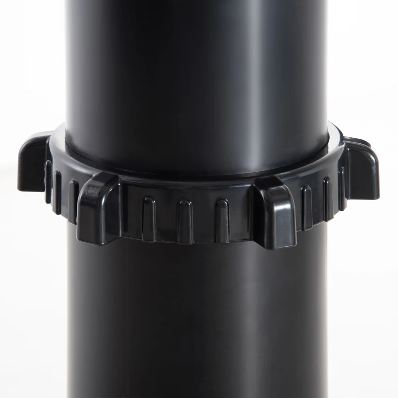 Outsunny Dus cu incalzire solara cu cap de dus cu rotatie libera, reglare temperaturii, 35L