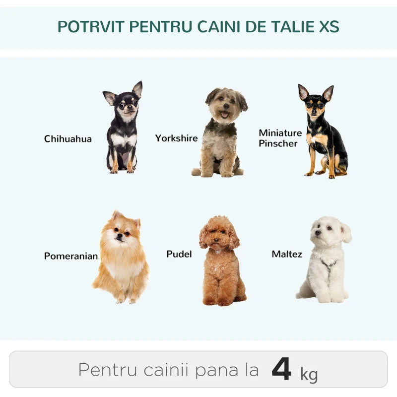 PawHut Trolley Rucsac pentru Animale de Companie Verde