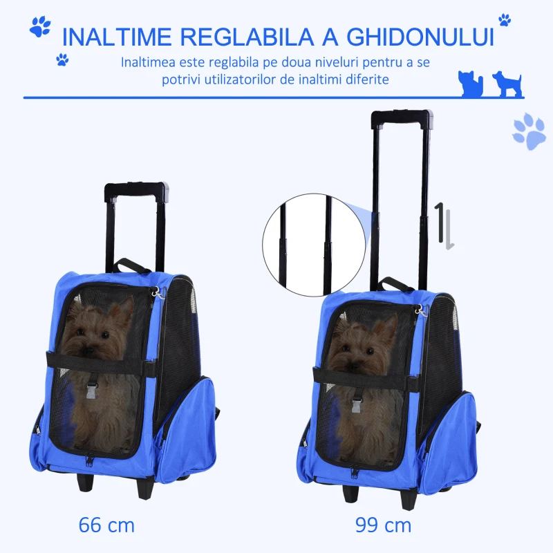 PawHut rucsac transport animale mici, 36x30x49