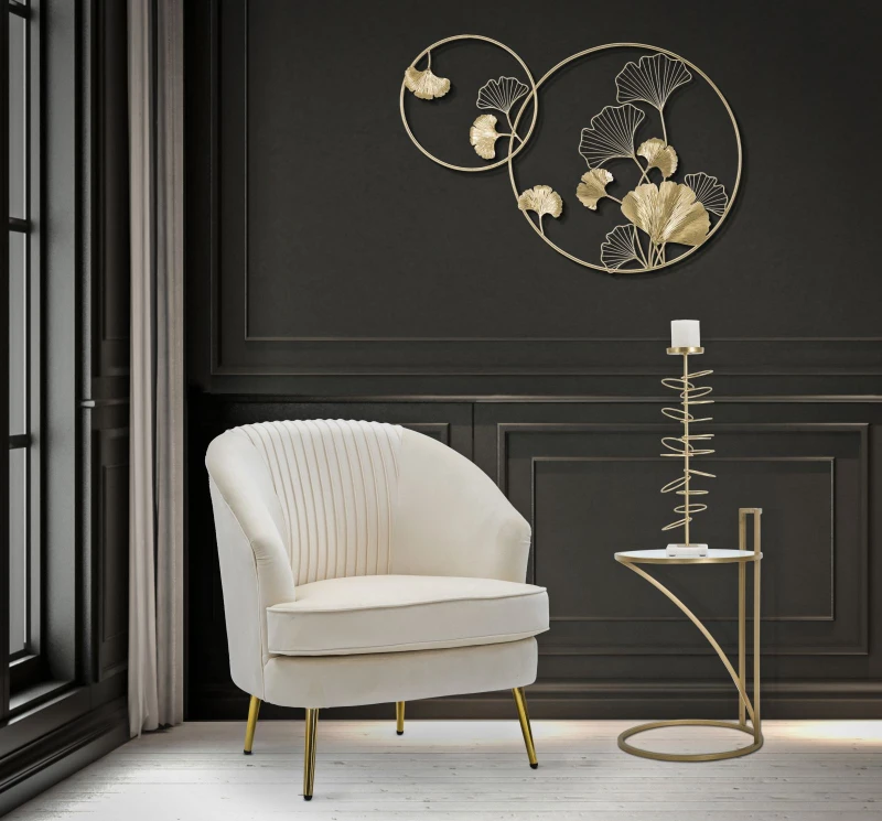 Mauro Ferretti SUPORT LUMANARE INELE CM 14X13X50,5