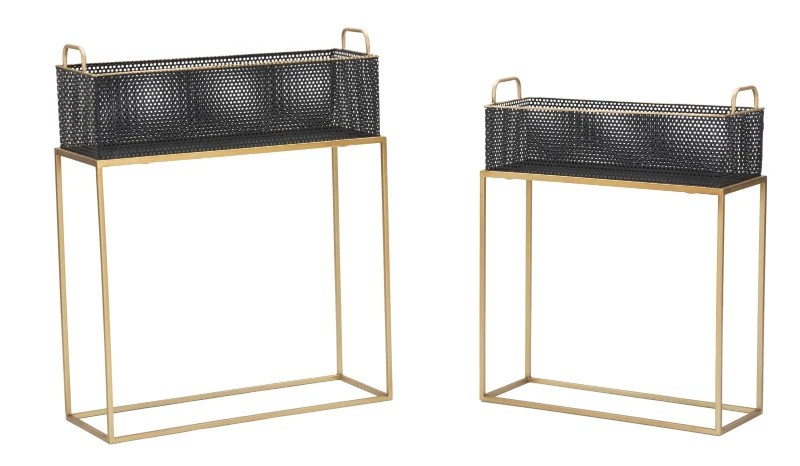 Mauro Ferretti PERECHE MESE CU COS CM 60X23X73,5-51X20X64