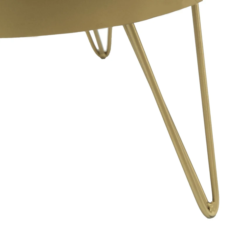 Mauro Ferretti SUPORT TAVA GLAM GOLD/OGLINDA CM Ø 31X18