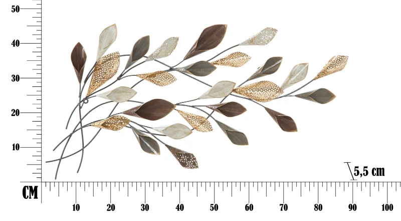 Mauro Ferretti Panou De Fier Creanga cm 46X5,5X87,5