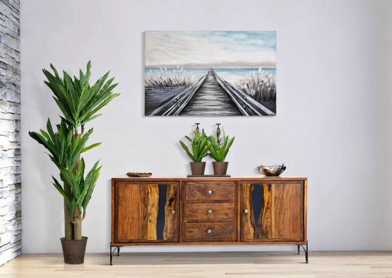 Mauro Ferretti PICTURA PE PANZA PONTON CM 120X3,8X80