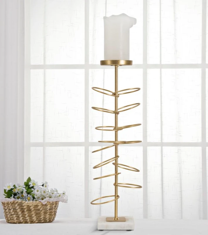 Mauro Ferretti SUPORT LUMANARE INELE CM 14X13X46