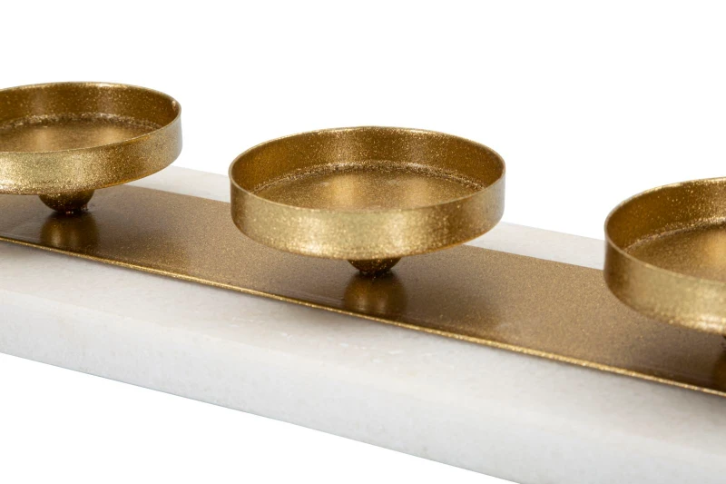 Mauro Ferretti SUPORT LUMANARE MARMURA CM 40X10X5