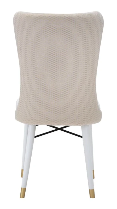 Mauro Ferretti Scaun Mimoza Crem Set 2Buc Cm 40X65X99