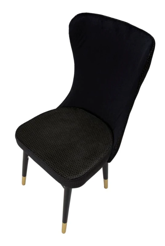 Mauro Ferretti Set Scaune Mimoza Negra 2Buc Cm 40X65X99