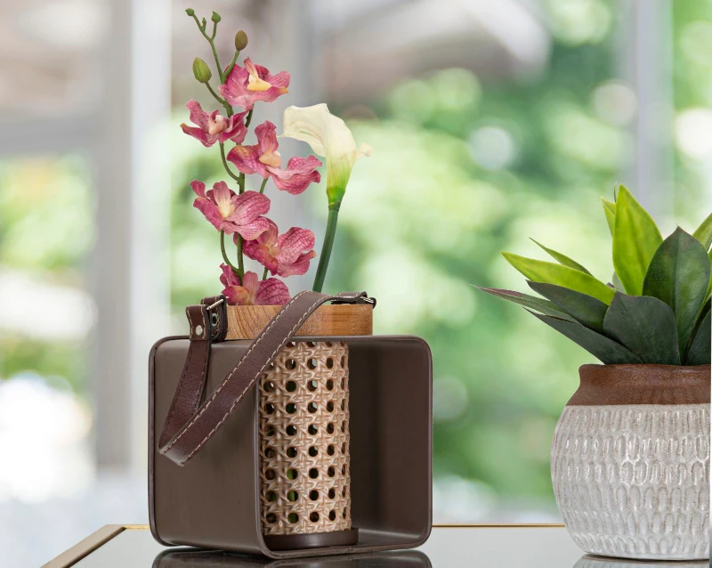 Mauro Ferretti LANTERNA FIER-RATTAN CM 16X13X20