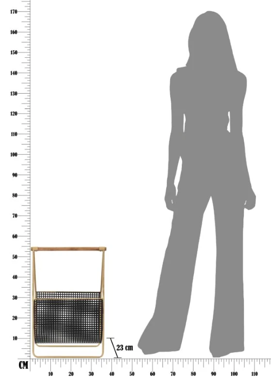 Mauro Ferretti SUPORT REVISTE DE MODA CM 37X23X54,5