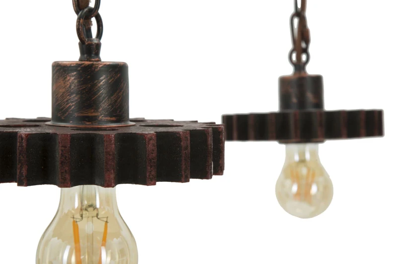 Mauro Ferretti CANDELABRU IN STIL INDUSTRIAL 3 LUMINI CM Ø 54X104