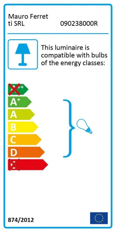 Mauro Ferretti GLOB CU LUMINA CM Ø 25X38