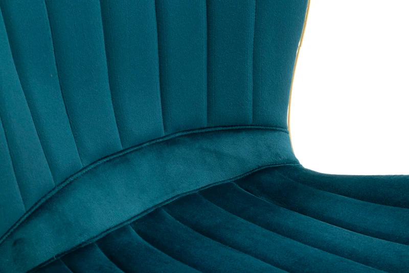 Mauro Ferretti SET SCAUNE 2 BUC PARIS SPACE TEAL / GOLD CM 46X58X77