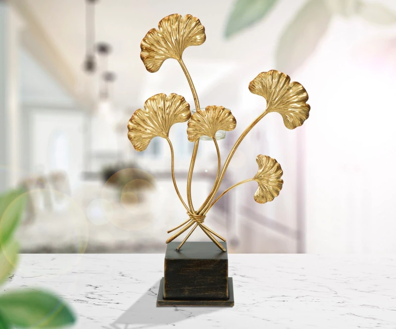 Mauro Ferretti SUPORT LUMANARE GLAM IRIS CM 29X12,5X44