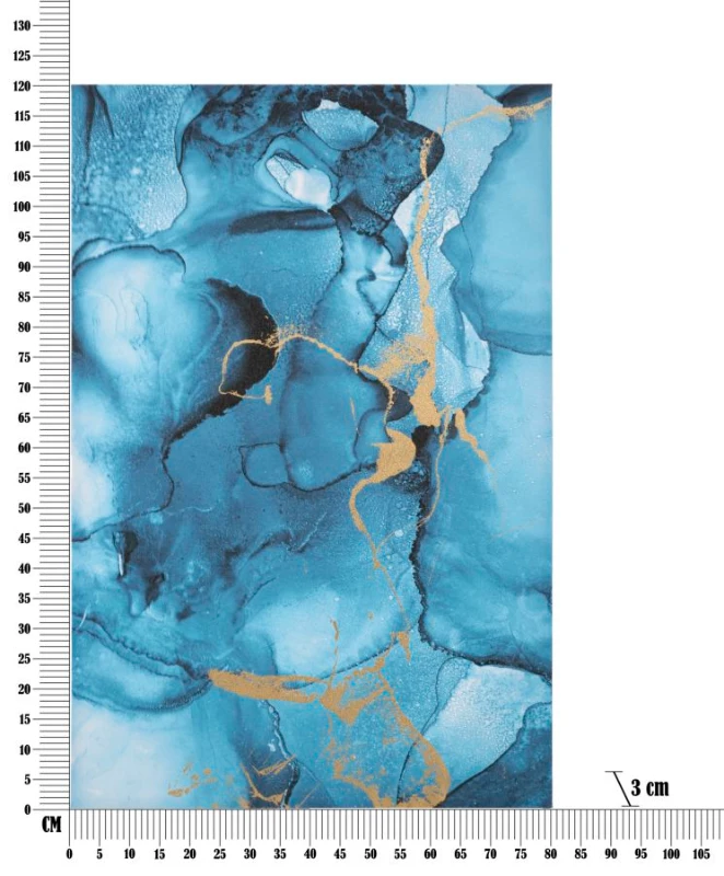 Mauro Ferretti IMPRIMEU PICTAT ALBASTRU REY CM 80X3X120