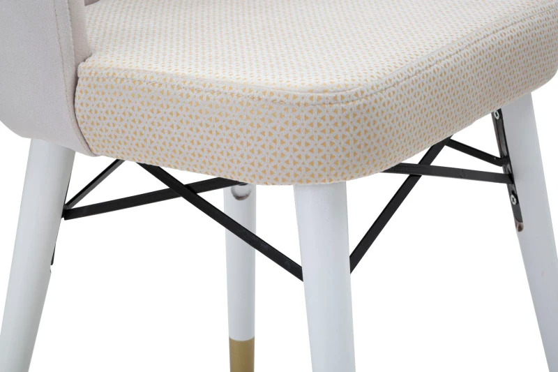 Mauro Ferretti SET SCAUNE BELLA CREM 2BUC CM 50X49X92,5