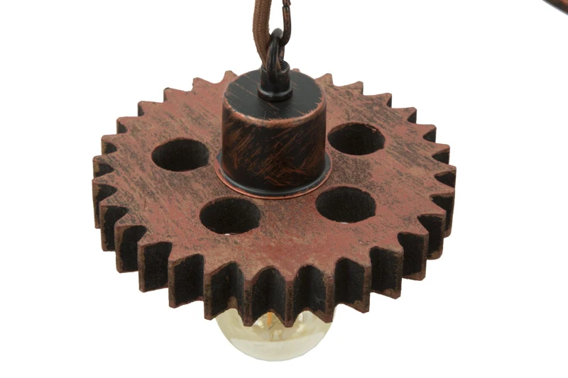 Mauro Ferretti CANDELABRU IN STIL INDUSTRIAL 3 LUMINI CM Ø 54X104