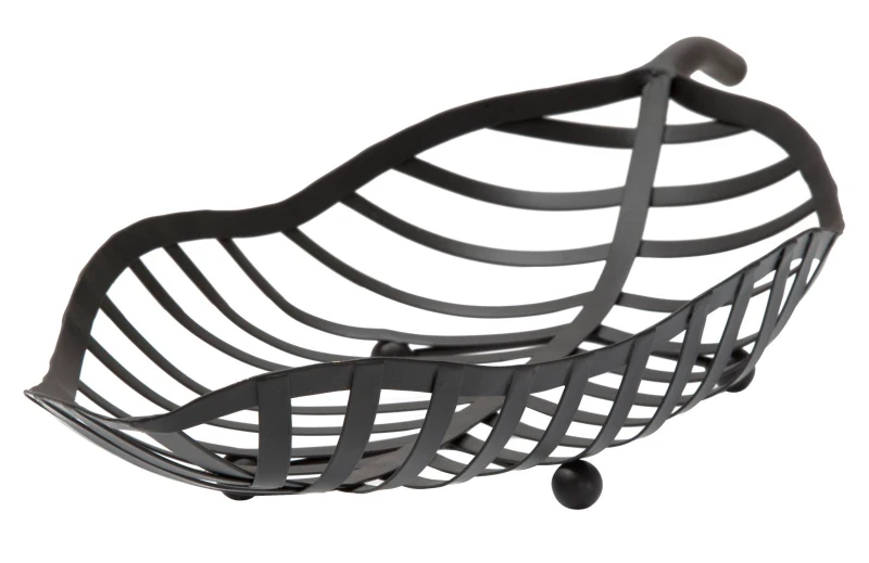 Mauro Ferretti Pereche Cosuri De Depozitare Forma De Frunza Negru Cm 61X25X7,5-55X20X7,5