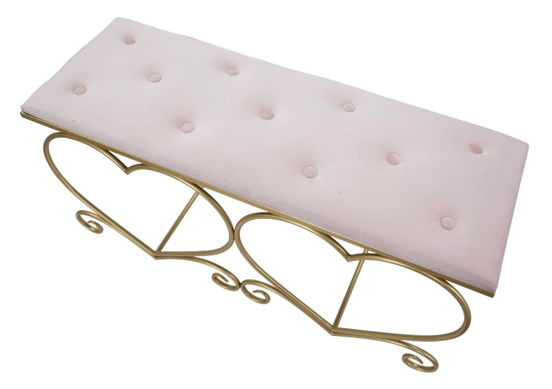 Mauro Ferretti BANCA INIMA ROZ CM 105X37,5X51,5