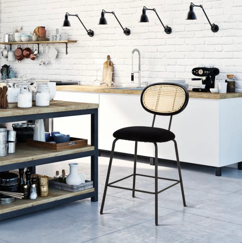 Mauro Ferretti OSAKA TABURET DE BAR CM 47X57X98