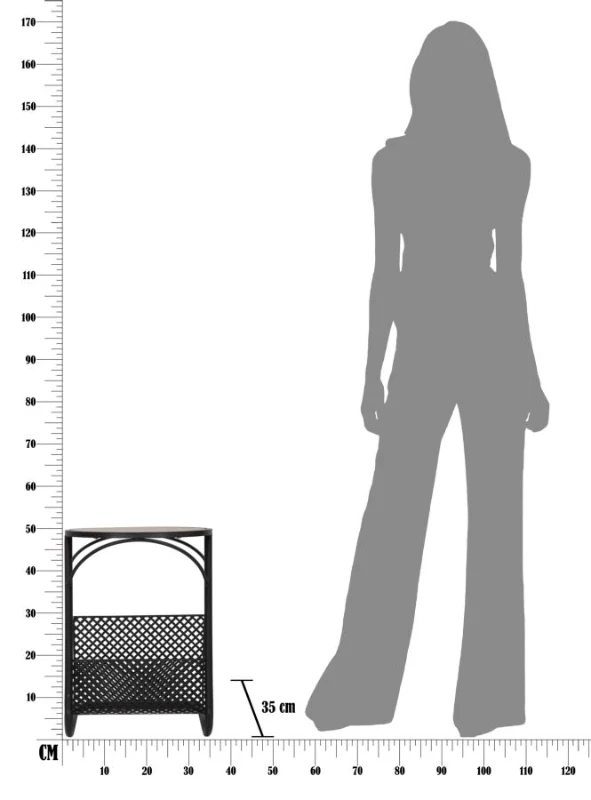 Mauro Ferretti MASA PENTRU ZIARE CM Ø 35X50