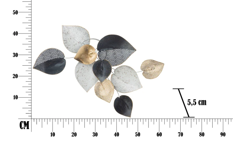 Mauro Ferretti Panou Fier Jumătate De Funza -B- cm 62,5X5,5X40