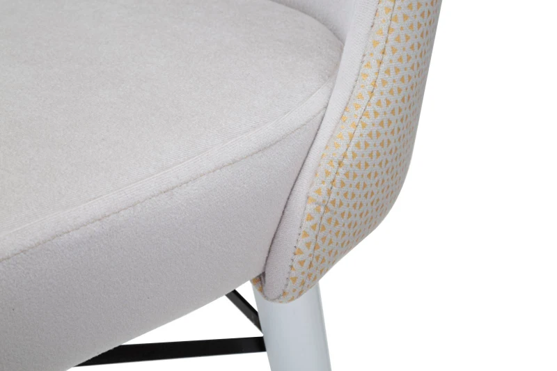 Mauro Ferretti Scaun Mimoza Crem Set 2Buc Cm 40X65X99