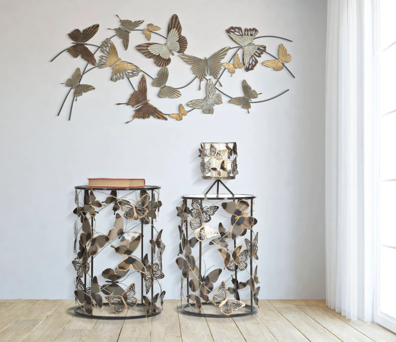 Mauro Ferretti PERECHE DE MESE MODEL FLUTURI CM 41,3X55-35X50,3