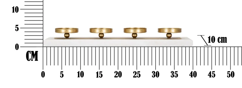 Mauro Ferretti SUPORT LUMANARE MARMURA CM 40X10X5