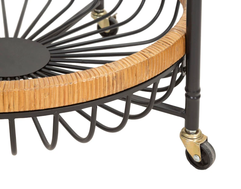 Mauro Ferretti CARUCIOR CU COS DUBLU CU ROTI CM 57X55,5X62,5