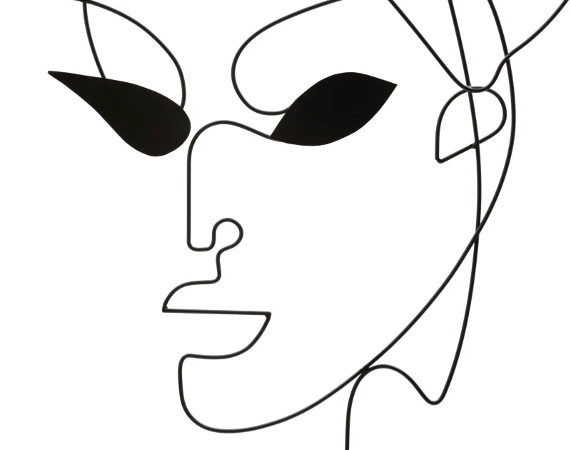 Mauro Ferretti Set Panouri Fier Tribal Femeie Simplu Cm 70X1X100