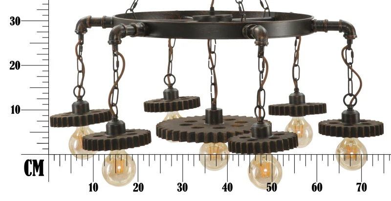 Mauro Ferretti Candelabru In Stil Industrial Cm Ø 85X30