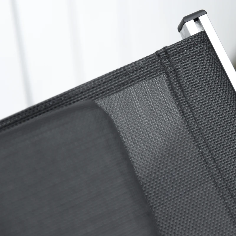 Leżaki ogrodowe z poduszkami leżak do relaksu ergonomiczny aluminium Texteline