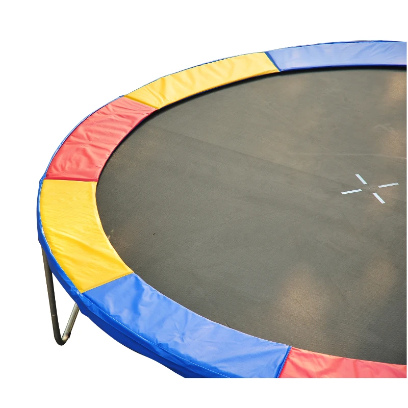 HOMCOM Cubierta de Protección Acolchada para Cama Elástica Borde de Seguridad para Trampolines con Diámetro Ø244 cm Multicolor
