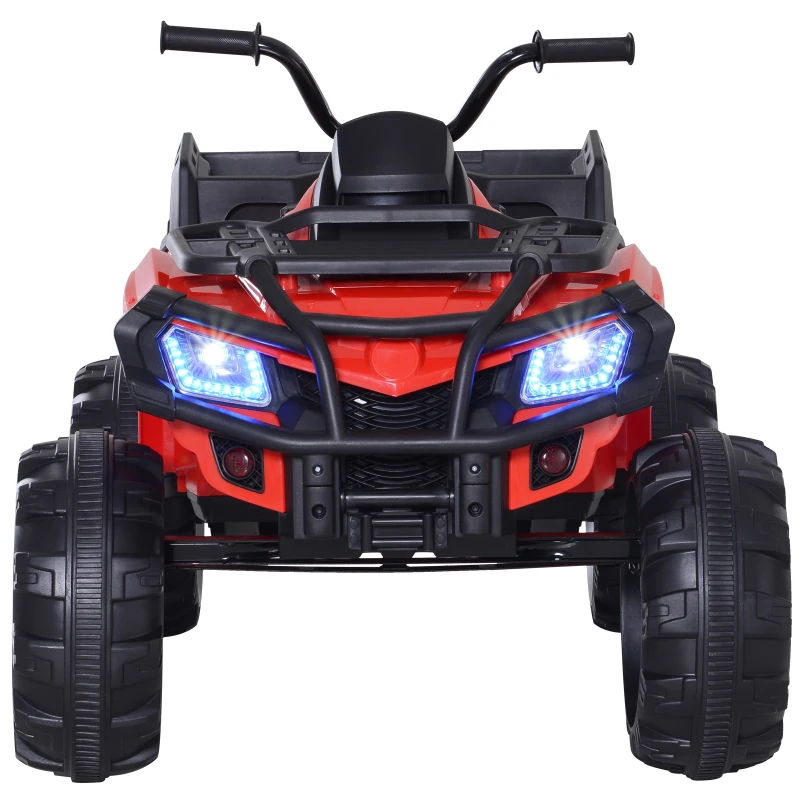 HOMCOM ATV copii, lumini si sunete, 118x80x80cm rosu