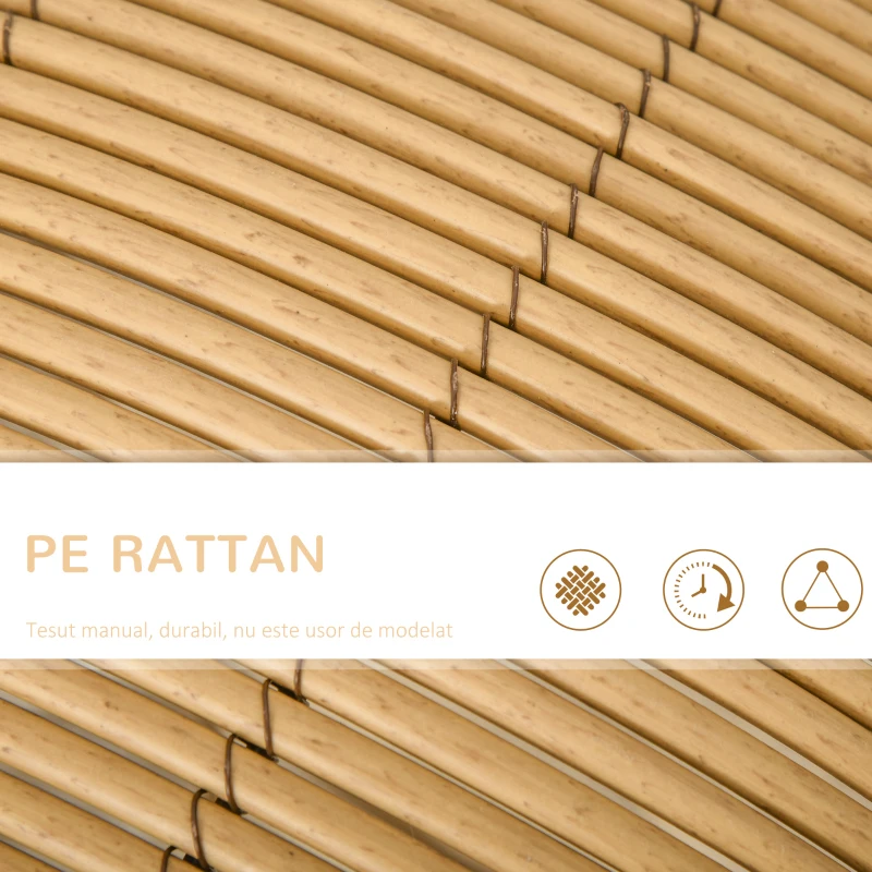 PawHut Casuţa pentru Pisici Coş pentru Pisici Adulte pana la 5 kg din Rachita Maro Deschis