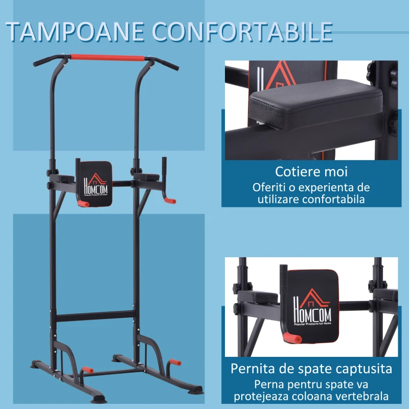 HOMCOM Bara Tractiuni Reglabila – Fitness Acasa, Max. 120 kg(m-5)