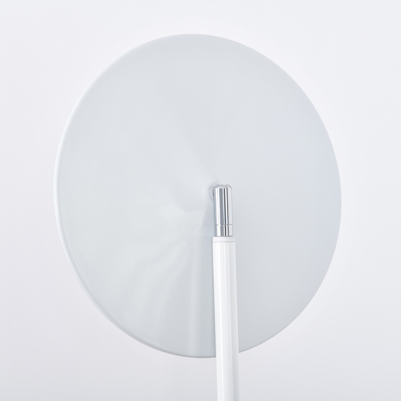 HOMCOM vloerlamp met LED 90 graden verstelbaar afneembare lichtmast lamp metaal acryl wit Ø28 x 171,5 cm
