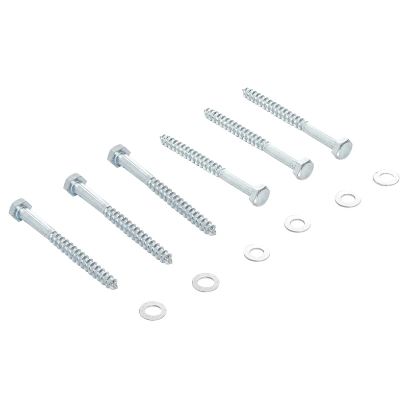 HOMCOM Barra de Abdominais Fixa na Parede para Abdominais e Exercícios de Musculação - Branco - 118x44x20 cm