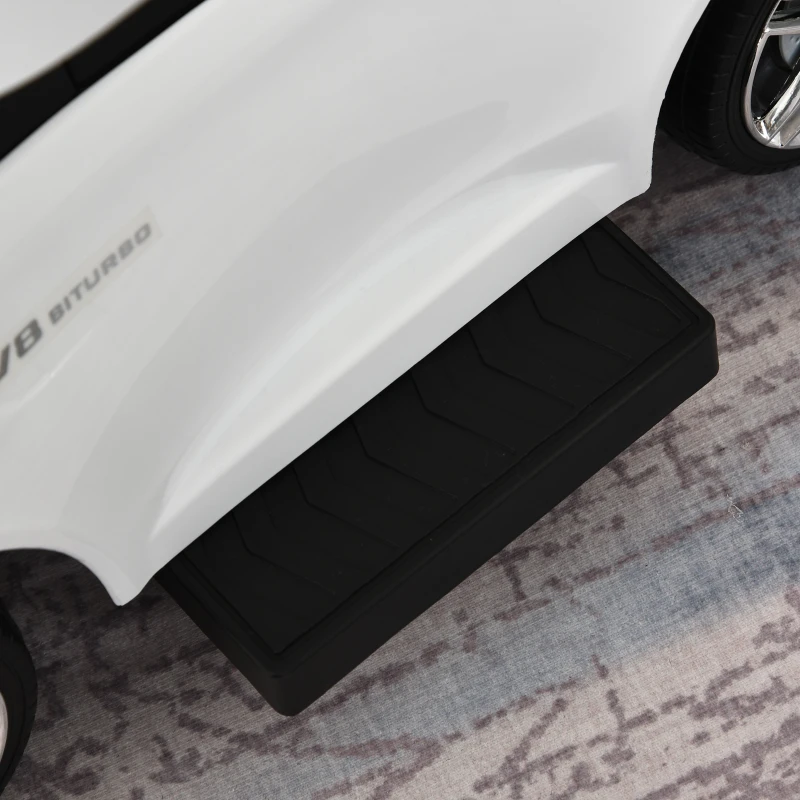 HOMCOM Masina cu maner si bare de siguranta, alb