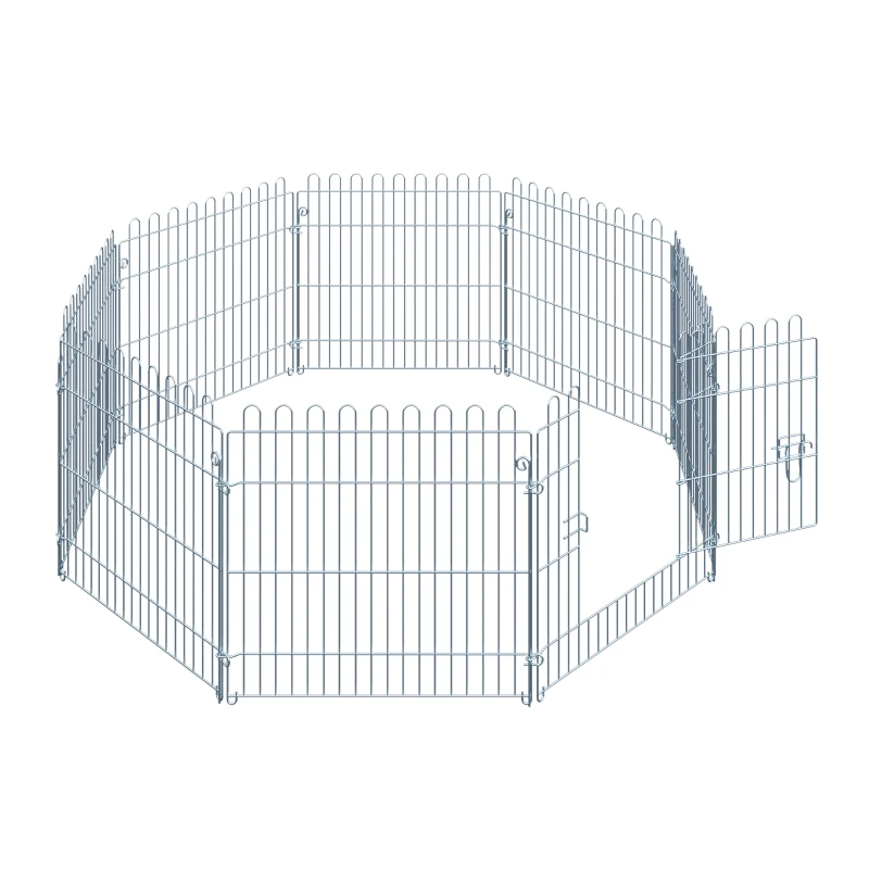 PawHut Ren puppy-uitloop puppyhek box voor dieren puppyhek 4 maten