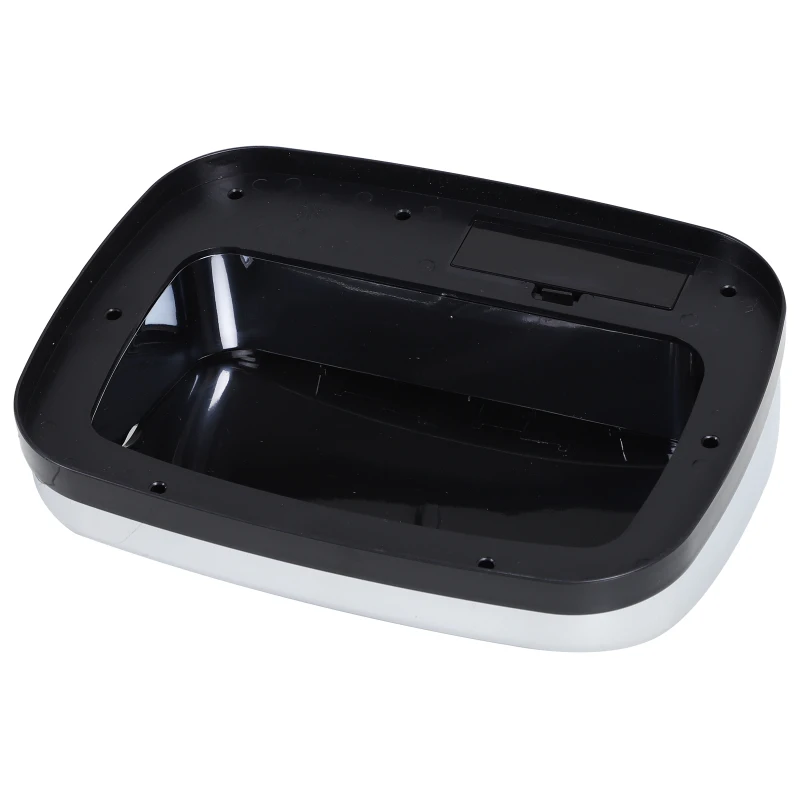 HOMCOM cos de gunoi din otel cu senzor automat, 30L(m-10)