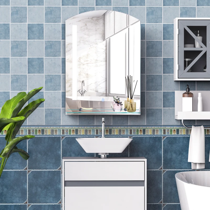 HOMCOM LUSTRO ŁAZIENKOWE LED 70x50