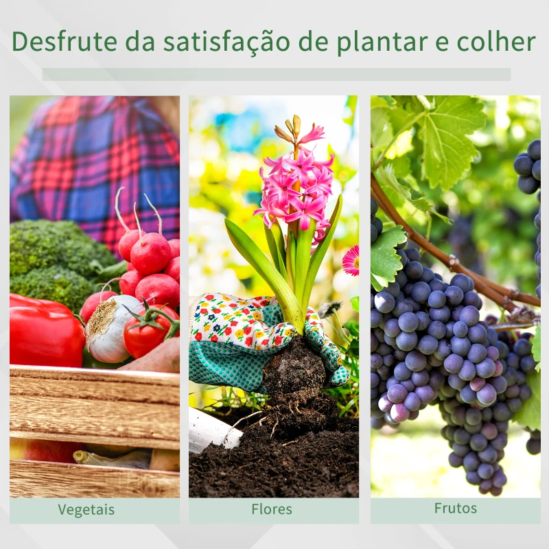 Outsunny Estufa Tipo Túnel 300x200x195 cm com Porta e 4 Janelas para Cultivo de Plantas e Verduras com Cobertura PE 140g/㎡ Verde