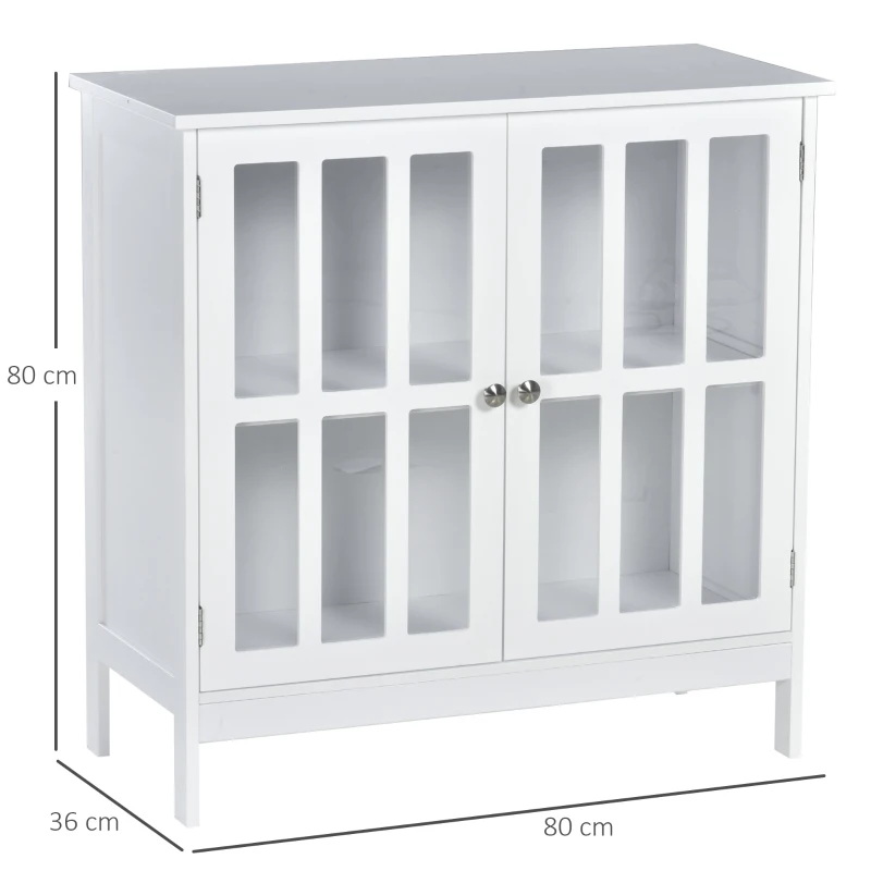 kleankin Szafka kuchenna kredens z 2-skrzydłowymi drzwiczkami