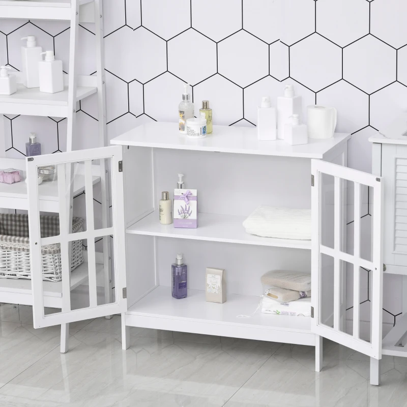 kleankin Szafka kuchenna kredens z 2-skrzydłowymi drzwiczkami