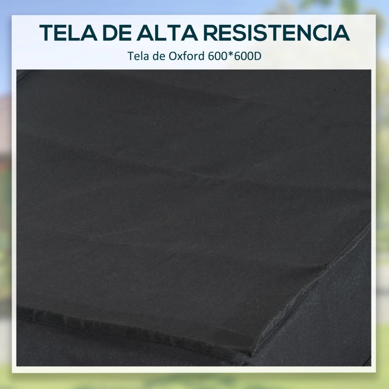 HOMCOM Remolque de Bicicleta 40 kg de Tela Oxford con Reflectores y Estructura de Acero 144x59x80 cm Negro