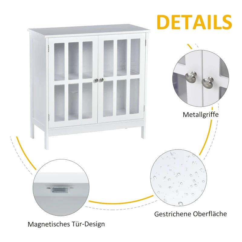 kleankin Szafka kuchenna kredens z 2-skrzydłowymi drzwiczkami