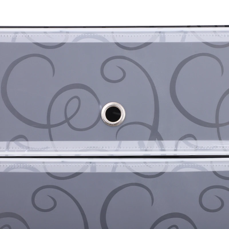 HOMCOM Armario Modular Estantería por Módulos Montaje en Bricolaje Armario Extraíble de 16 Cubos con Puertas para Almacenamiento de Zapatos Ropa Libros 95x37x160cm Blanco y Negro